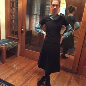 Black cotton sweater